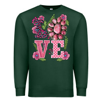 Sports Green walentine's day love gemstones Premium Sweatshirt - BarkalooDesign