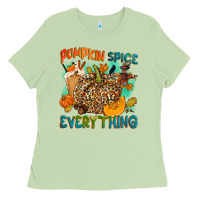 Matcha Pumpkin spice everything Ladies Tee - NancyCooperArtShop