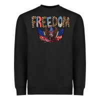 Black freedom Heavyweight Sweatshirt - RacoonDesign