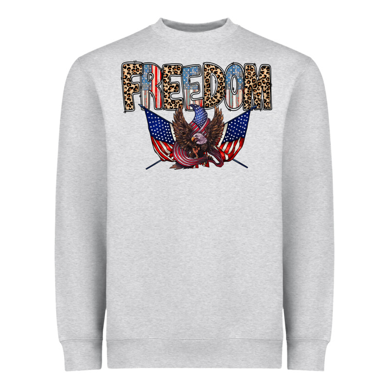 Freedom Heavyweight Sweatshirt by RacoonDesign | Teevron