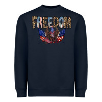 Navy freedom Heavyweight Sweatshirt - RacoonDesign