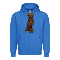 True Royal chocolate lab labrador retriever Zipper Hoodie - Artiststas