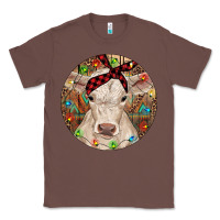 Chestnut Christmas Charolais Calf Baby Cow Classic Tee - RanaPortraitStore