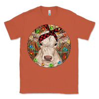 Copper Christmas Charolais Calf Baby Cow Classic Tee - RanaPortraitStore