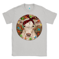 Moon Dust Christmas Charolais Calf Baby Cow Classic Tee - RanaPortraitStore
