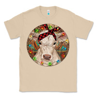 Mushroom Christmas Charolais Calf Baby Cow Classic Tee - RanaPortraitStore