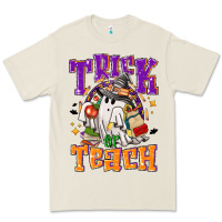 Bone trick or teach halloween Premium Tee - NancyCooperArtShop