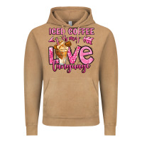 Iced Coffee Is My Love Language Vintage Hoodie | Teevron