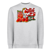 Heather Grey hot mom summer watermelon Heavyweight Sweatshirt - RacoonDesign
