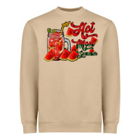 Mushroom hot mom summer watermelon Heavyweight Sweatshirt - RacoonDesign