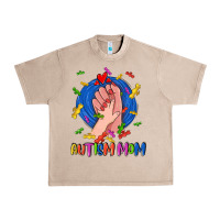 French Oak Autism Mom Urban Heavy Tee - CowGirlArtShop
