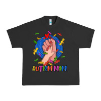 Pigment Black Autism Mom Urban Heavy Tee - CowGirlArtShop