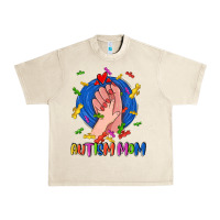 Sandshell Autism Mom Urban Heavy Tee - CowGirlArtShop