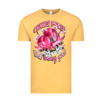 Vintage Mustard cancer picked the wrong girl Vintage Tee - CowGirlArtShop