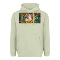 Matcha merino ram license plate Heavyweight Hoodie - BarkalooDesign