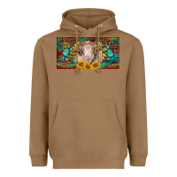 Toasted Coconut merino ram license plate Heavyweight Hoodie - BarkalooDesign