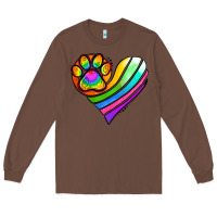 Chestnut Pride Heart Long Sleeve Tee - Jasminsmagicworld