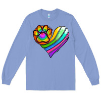 Colony Blue Pride Heart Long Sleeve Tee - Jasminsmagicworld