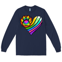 Navy Pride Heart Long Sleeve Tee - Jasminsmagicworld