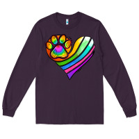 Plum Pride Heart Long Sleeve Tee - Jasminsmagicworld