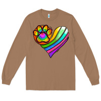 Toasted Coconut Pride Heart Long Sleeve Tee - Jasminsmagicworld