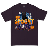 Plum Spooky Dude Premium Tee - texasbilliewilder