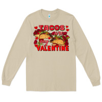 Mushroom Tacos are my Valentine Valentine's Day Long Sleeve Tee - FaDigitalArtStudio