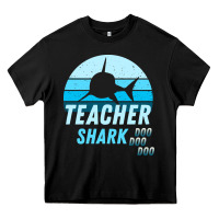 Black Teacher Shark Doo Heavy Core Tee - Bettercallsaul