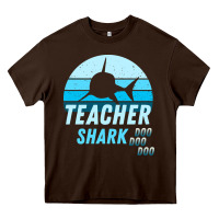 Chocolate Brown Teacher Shark Doo Heavy Core Tee - Bettercallsaul