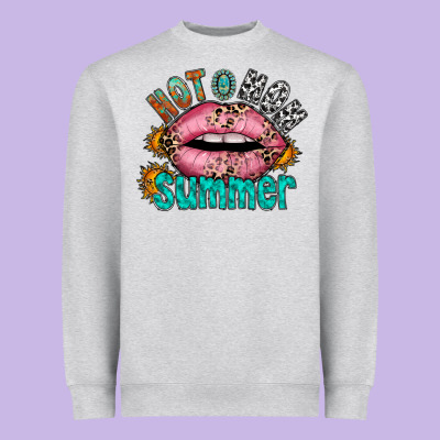 Hot Mom Summer Heavyweight Sweatshirt Designed By Racoondesign