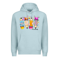 Blue Mist Easter Teacher Life Premium Hoodie - CowhideDigitalArt