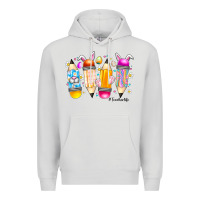 Dove Grey Easter Teacher Life Premium Hoodie - CowhideDigitalArt