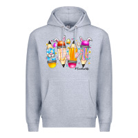 Heather Grey Easter Teacher Life Premium Hoodie - CowhideDigitalArt