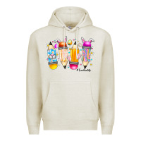 Oatmeal Heather Easter Teacher Life Premium Hoodie - CowhideDigitalArt