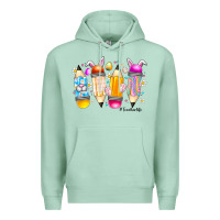 Seafoam Easter Teacher Life Premium Hoodie - CowhideDigitalArt
