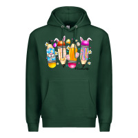 Sports Green Easter Teacher Life Premium Hoodie - CowhideDigitalArt