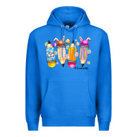 True Royal Easter Teacher Life Premium Hoodie - CowhideDigitalArt
