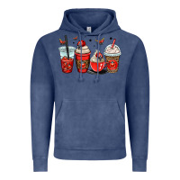 Ladybug Coffee Cups Vintage Hoodie | Teevron
