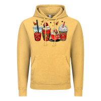 Vintage Mustard ladybug coffee cups Vintage Hoodie - OliviaCreatesArt