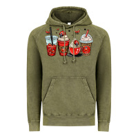 Vintage Olive ladybug coffee cups Vintage Hoodie - OliviaCreatesArt