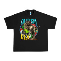 Black Autism Rex Urban Heavy Tee - CowGirlArtShop
