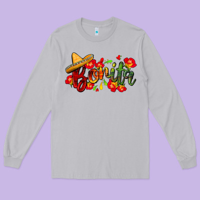 Bonita Long Sleeve Tee Designed By Fadigitalartstudio