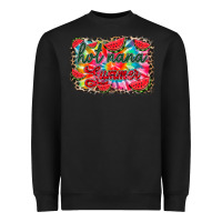 Black Hot nana summer Heavyweight Sweatshirt - RacoonDesign