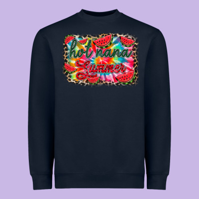 Hot Nana Summer Heavyweight Sweatshirt Designed By Racoondesign