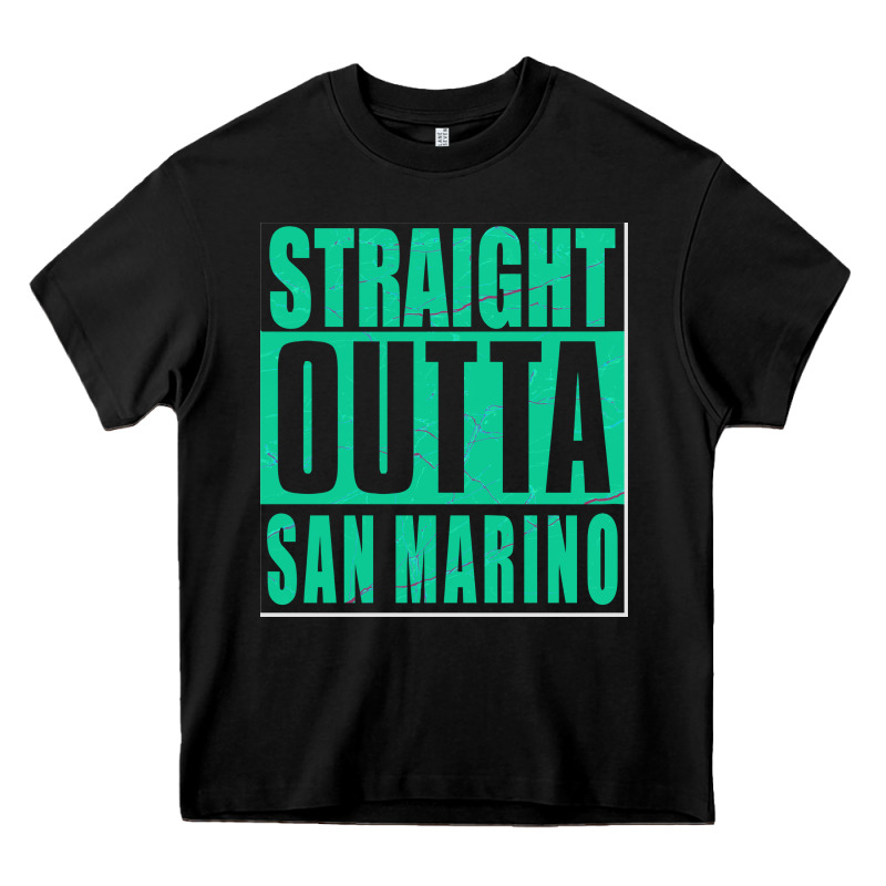 Straight Outta San Marino Heavy Core Tee by Bettercallsaul | Teevron