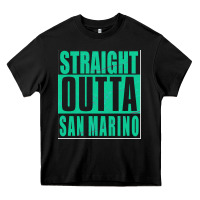 Black Straight Outta San Marino Heavy Core Tee - Bettercallsaul
