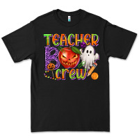 Black Teacher Boo Crew Premium Tee - texasbilliewilder