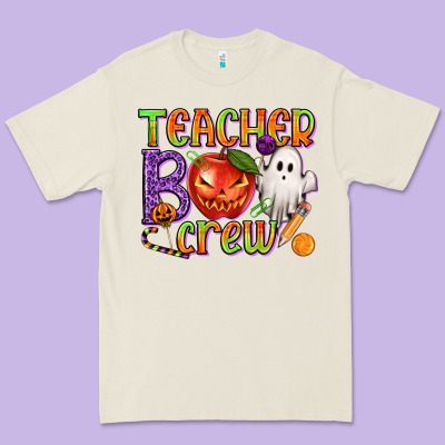 Teacher Boo Crew Premium Tee Designed By Texasbilliewilder