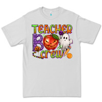Dove Grey Teacher Boo Crew Premium Tee - texasbilliewilder