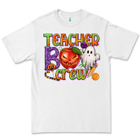 White Teacher Boo Crew Premium Tee - texasbilliewilder